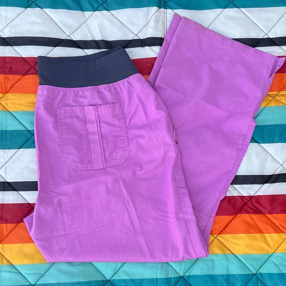 HEALING HANDS/ PURPLE LABEL YOGA SCRUB PANTS - Picture 1 of 1